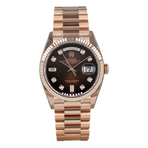 brown gold rolex